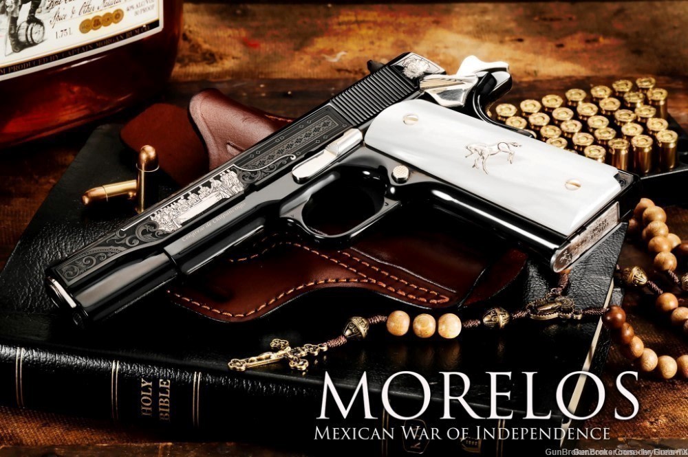 SK COLT MEXICAN WAR OF INDEPENDENCE - MORELOS COLT 1911 38 SUPER #30 of 200-img-1