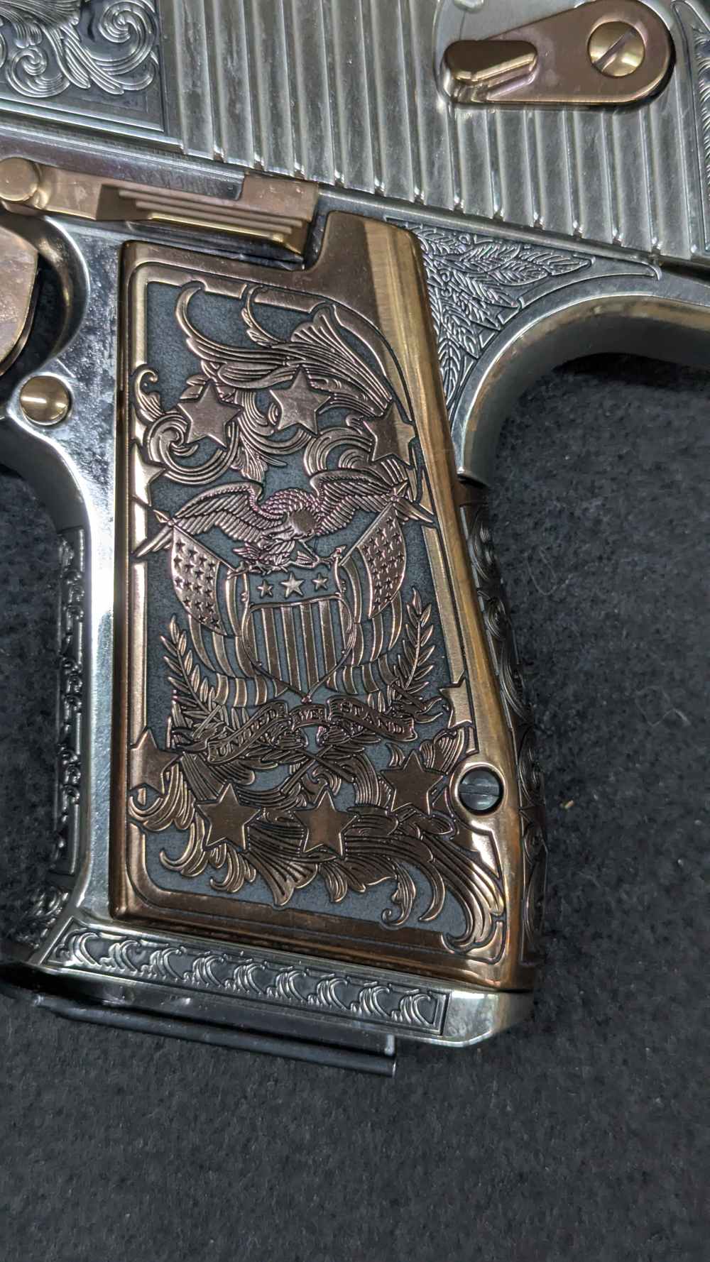 DESERT EAGLE 250 YEARS OF LIBERTY ONLY 100 MADE CUSTOM 50AE MAGNUM RESEARCH-img-8