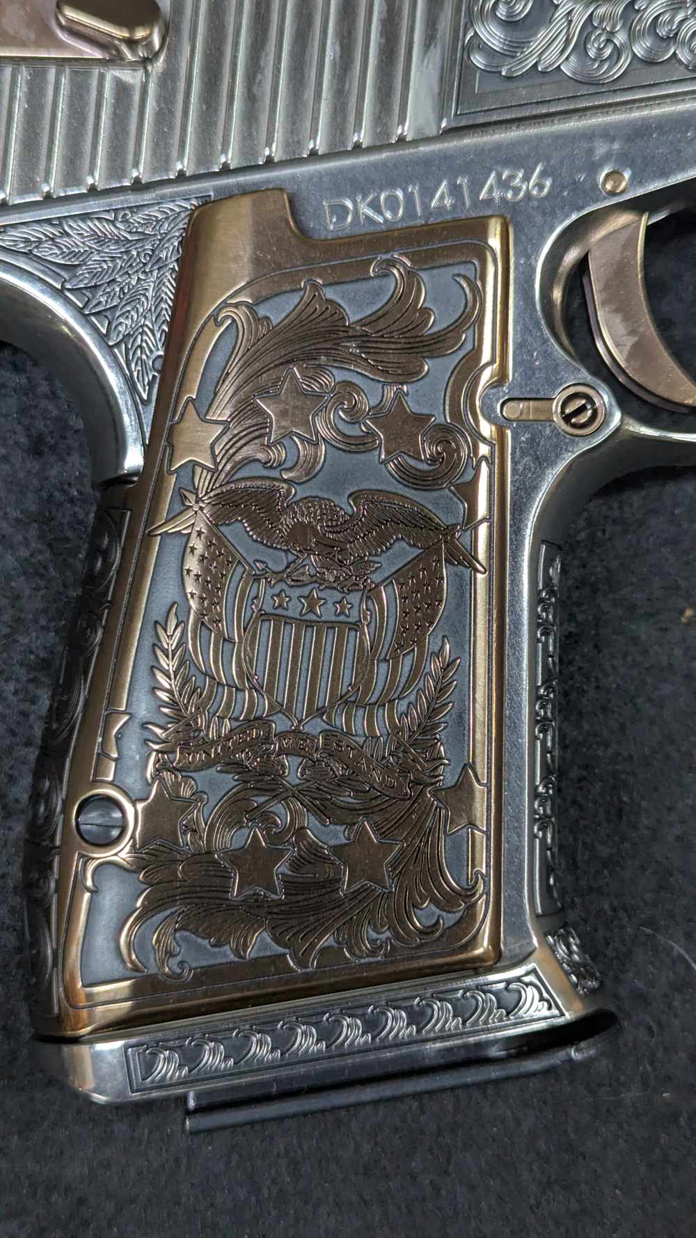 DESERT EAGLE 250 YEARS OF LIBERTY ONLY 100 MADE CUSTOM 50AE MAGNUM RESEARCH-img-3