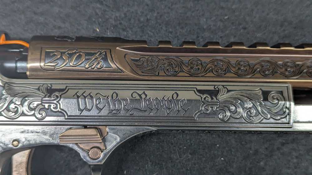 DESERT EAGLE 250 YEARS OF LIBERTY ONLY 100 MADE CUSTOM 50AE MAGNUM RESEARCH-img-4
