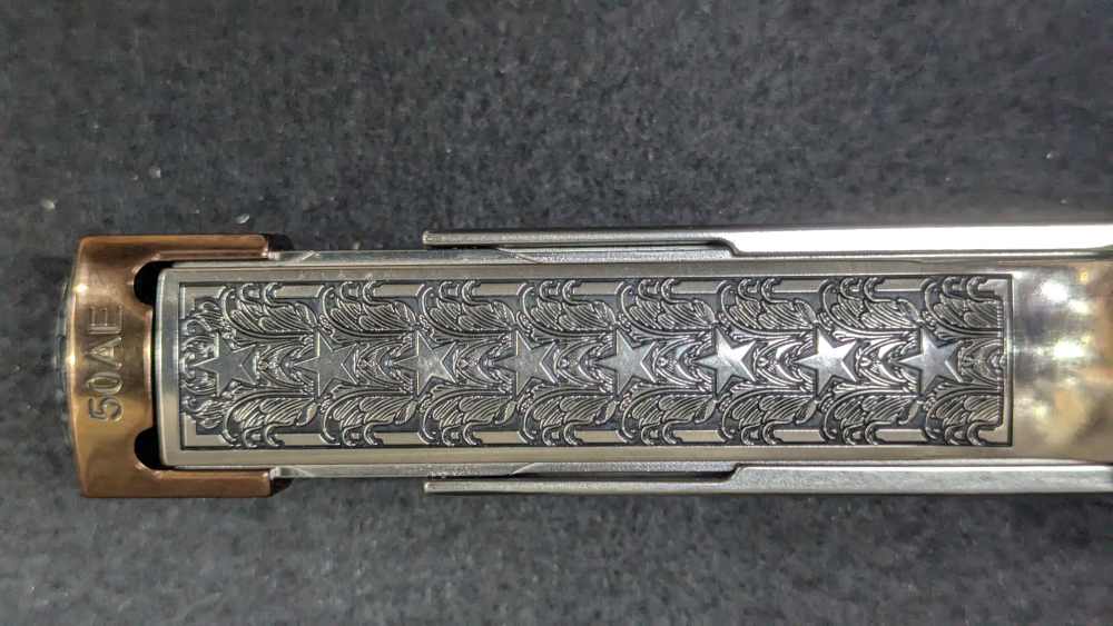DESERT EAGLE 250 YEARS OF LIBERTY ONLY 100 MADE CUSTOM 50AE MAGNUM RESEARCH-img-14