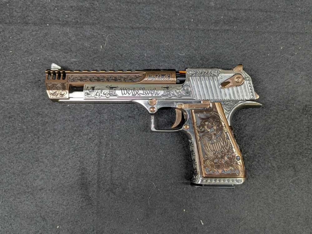 DESERT EAGLE 250 YEARS OF LIBERTY ONLY 100 MADE CUSTOM 50AE MAGNUM RESEARCH-img-2
