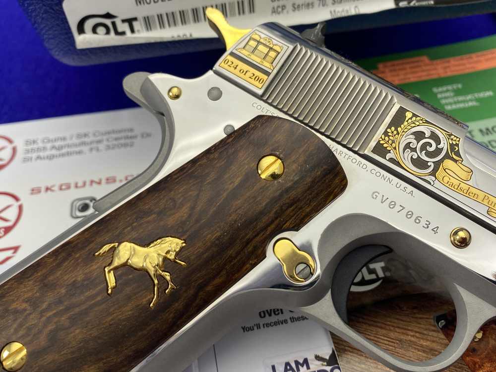Colt 1911 Government 45ACP -SK CUSTOMS JAMES GADSDEN- Only 200 Produced-img-17