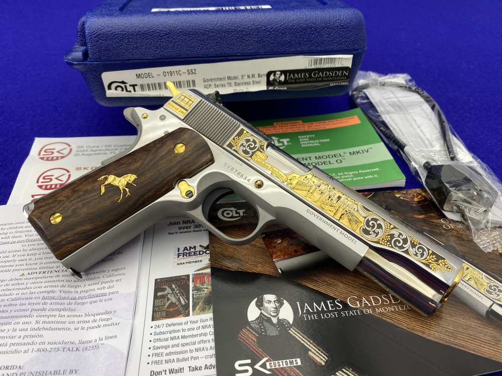 Colt 1911 Government 45ACP -SK CUSTOMS JAMES GADSDEN- Only 200 Produced-img-15