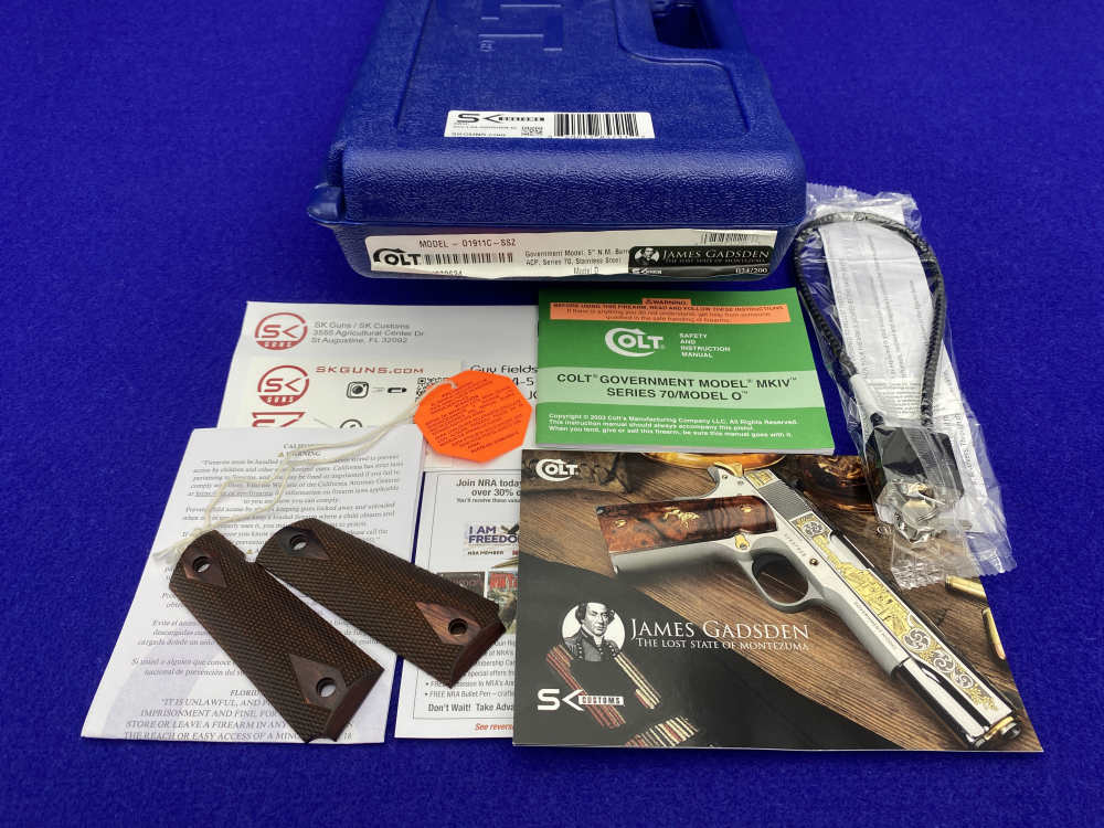 Colt 1911 Government 45ACP -SK CUSTOMS JAMES GADSDEN- Only 200 Produced-img-51