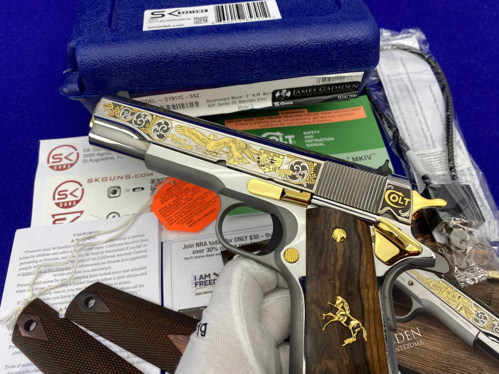 Colt 1911 Government 45ACP -SK CUSTOMS JAMES GADSDEN- Only 200 Produced-img-44