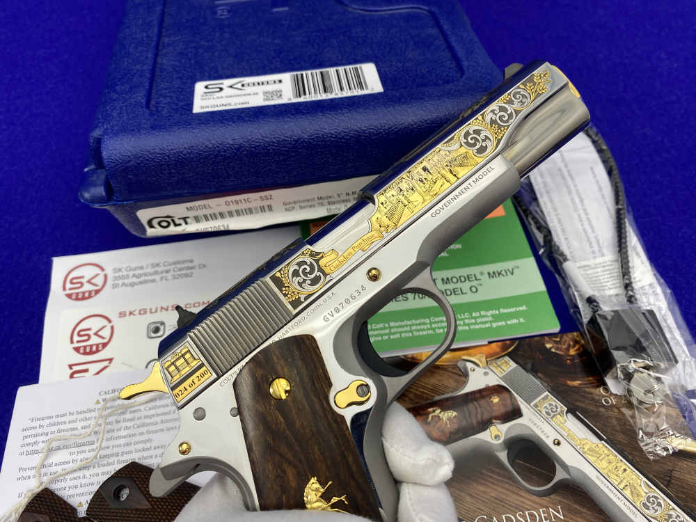 Colt 1911 Government 45ACP -SK CUSTOMS JAMES GADSDEN- Only 200 Produced-img-43
