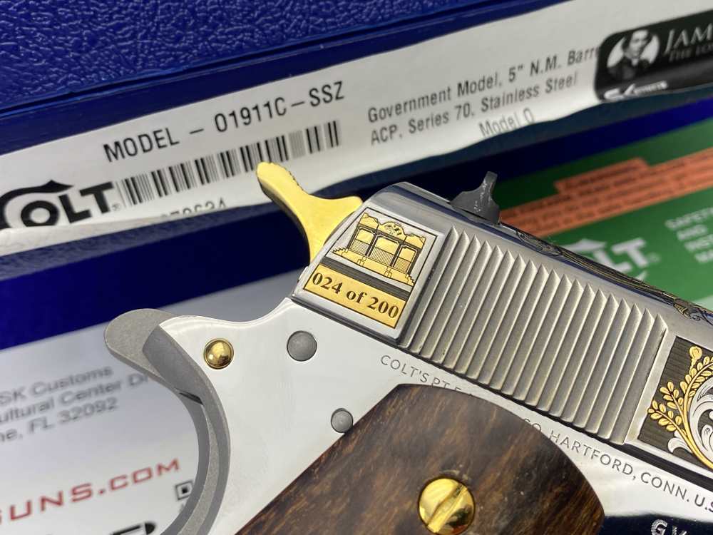 Colt 1911 Government 45ACP -SK CUSTOMS JAMES GADSDEN- Only 200 Produced-img-26
