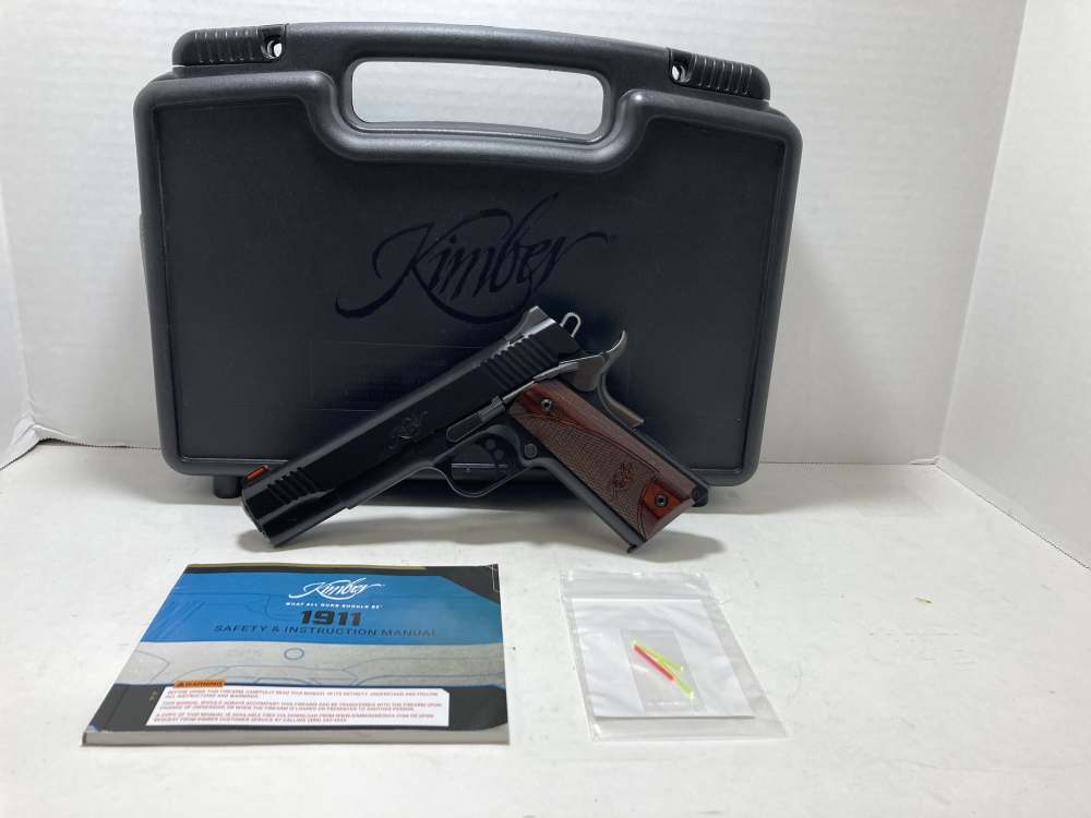 Kimber Custom LW Rosewood grips with Box-img-0