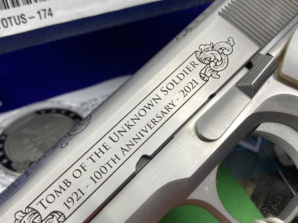 Colt 1911 Government 45ACP 5" *TOMB OF THE UNKNOWN SOLDIER ONE OF 500*-img-12