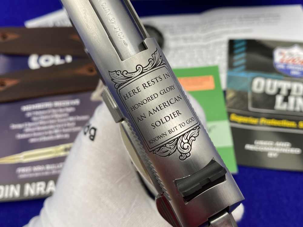 Colt 1911 Government 45ACP 5" *TOMB OF THE UNKNOWN SOLDIER ONE OF 500*-img-38