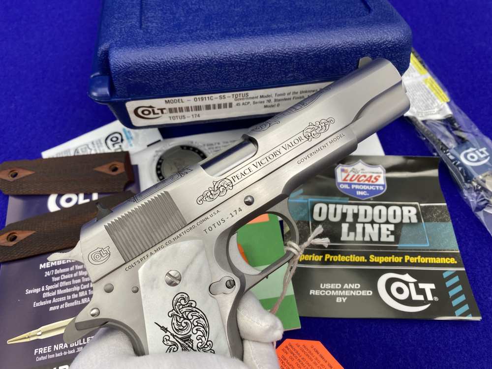Colt 1911 Government 45ACP 5" *TOMB OF THE UNKNOWN SOLDIER ONE OF 500*-img-36