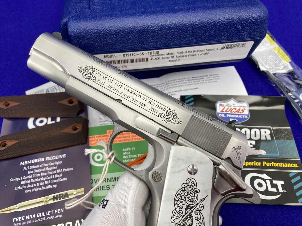 Colt 1911 Government 45ACP 5" *TOMB OF THE UNKNOWN SOLDIER ONE OF 500*-img-37