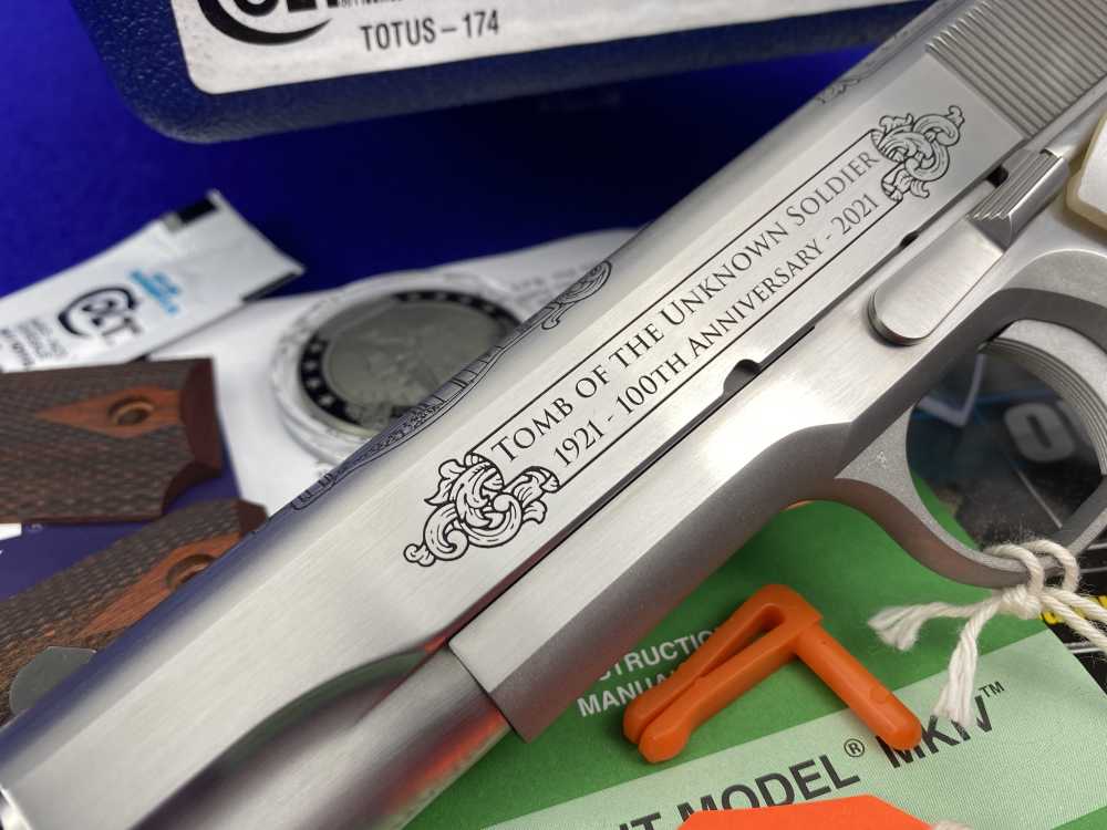 Colt 1911 Government 45ACP 5" *TOMB OF THE UNKNOWN SOLDIER ONE OF 500*-img-8