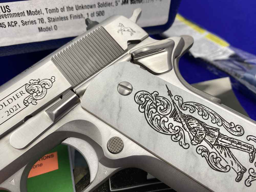 Colt 1911 Government 45ACP 5" *TOMB OF THE UNKNOWN SOLDIER ONE OF 500*-img-5