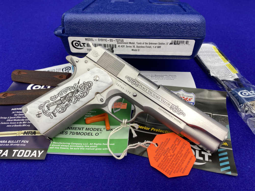 Colt 1911 Government 45ACP 5" *TOMB OF THE UNKNOWN SOLDIER ONE OF 500*-img-16