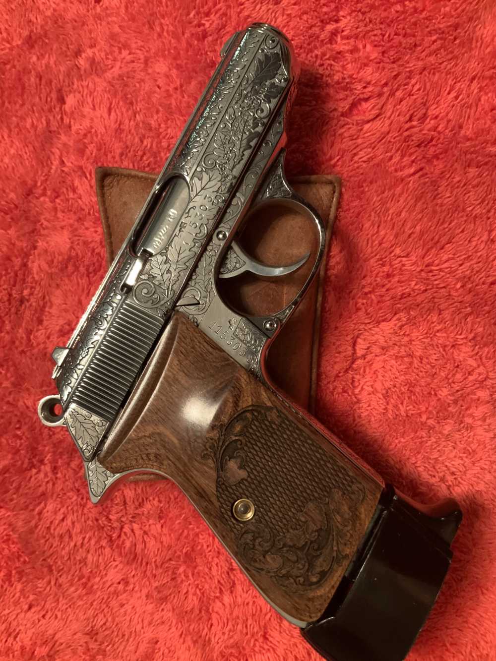 Walther PPKs .22 *MINT* Engraved 1969  Original Box, Manual, Test Target -img-5