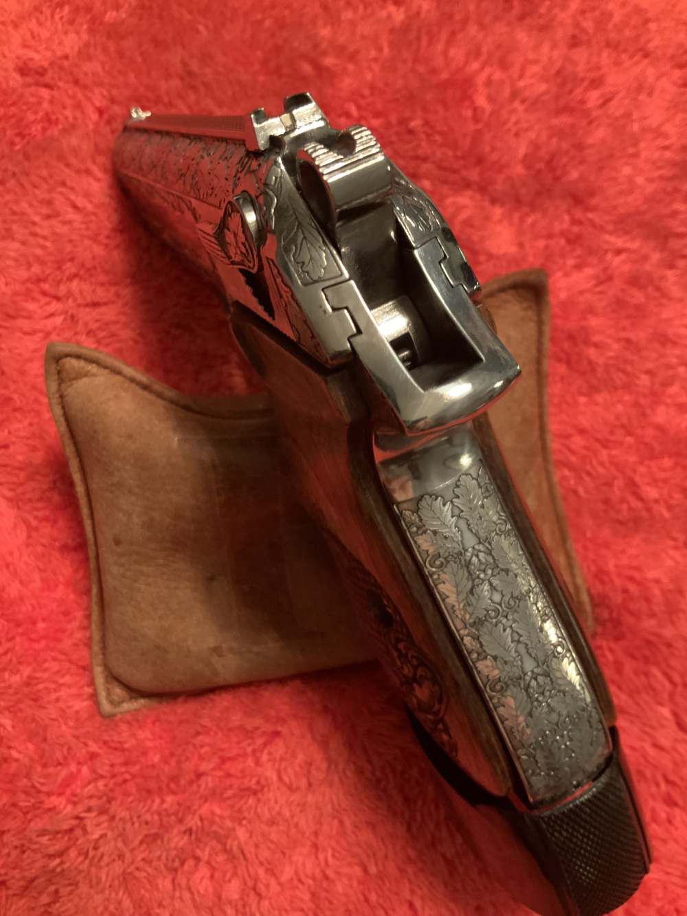 Walther PPKs .22 *MINT* Engraved 1969  Original Box, Manual, Test Target -img-15