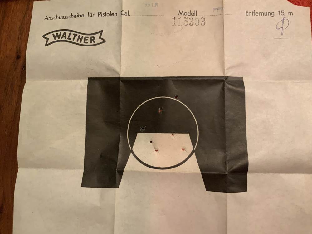 Walther PPKs .22 *MINT* Engraved 1969  Original Box, Manual, Test Target -img-3