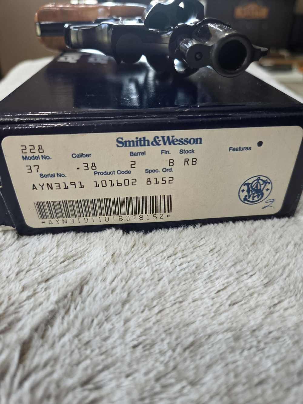 S&W Model 37 Airweight No Dash .38 Spl 2" Matching Box Near Mint-img-19