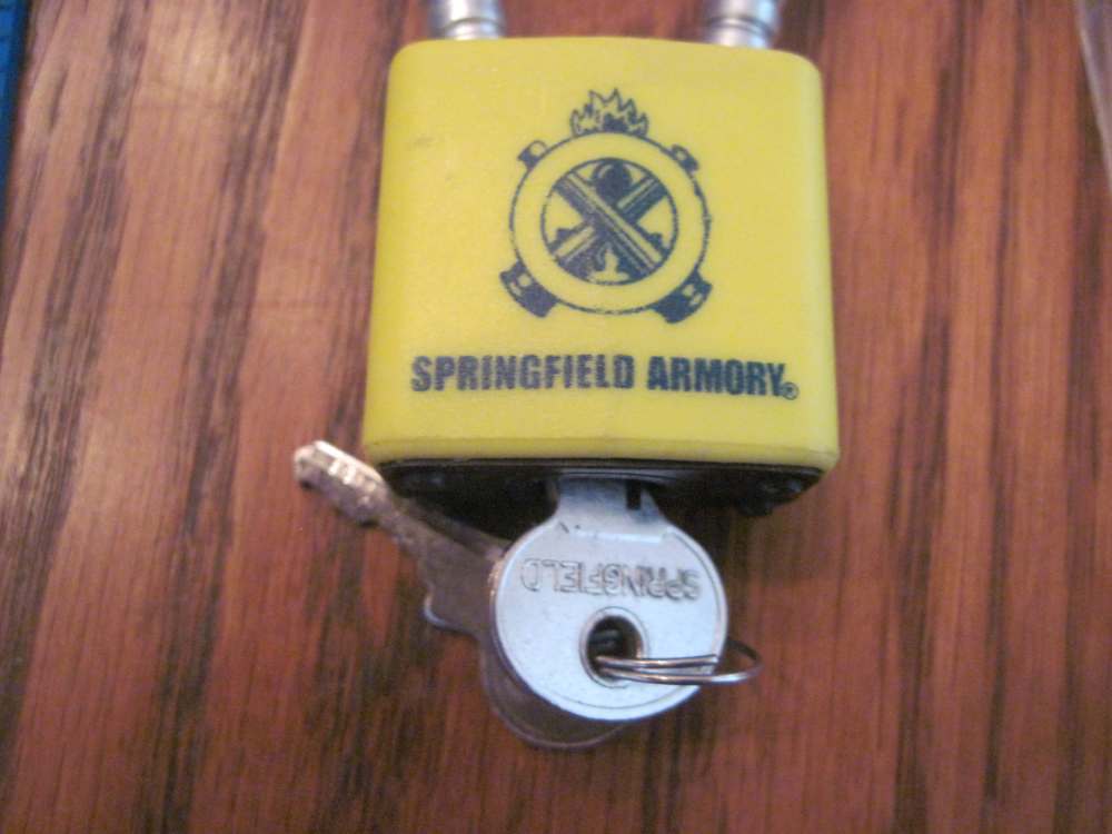 Two long cable padlocks, for firearm or other use-img-1