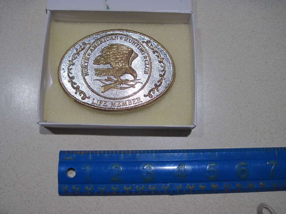 North American Hunting Club NAHC Life Member belt buckle-img-0