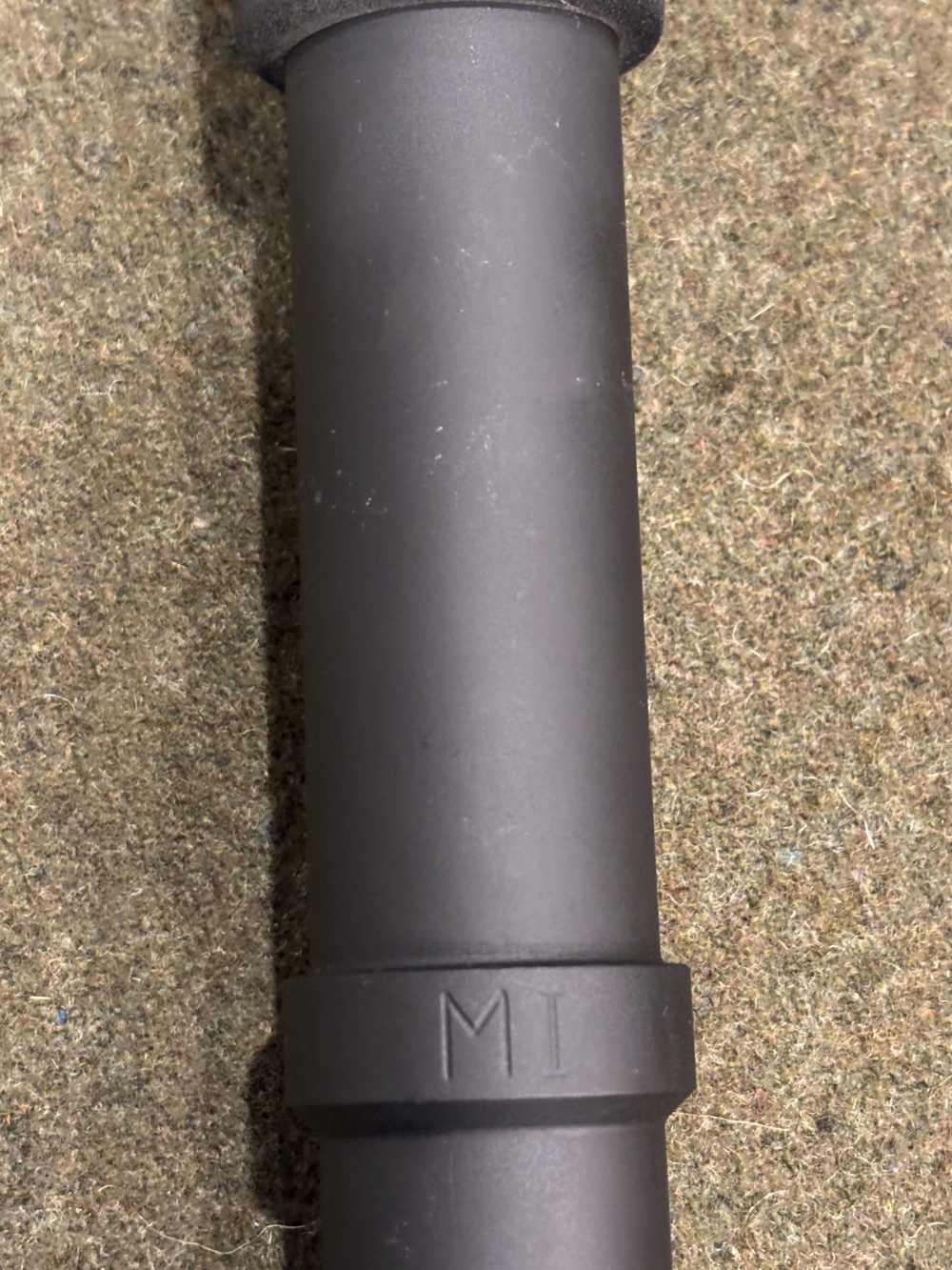 Used - Midwest Industries AR15 Mil-Spec Pistol Brace Buffer Tube - Black -img-1