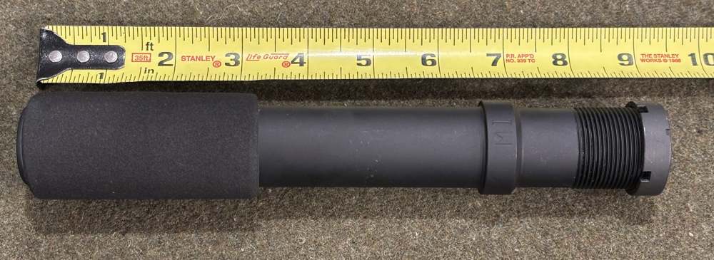 Used - Midwest Industries AR15 Mil-Spec Pistol Brace Buffer Tube - Black -img-0
