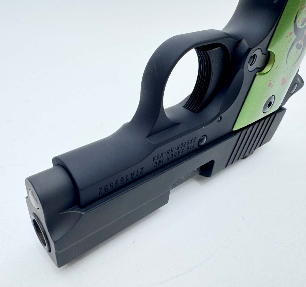 Sig Sauer P238 Zombie Edition 380ACP (2) Mags Nite Sights w/ Factory Case-img-17