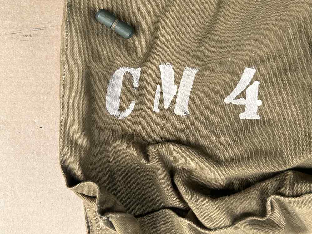 Lot of 3 Czech Millitary Bread Bag in Numerical Order-img-4