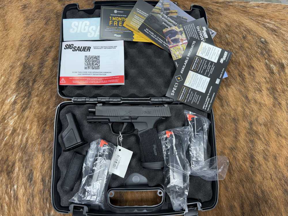 SIG SAUER P365 X TACOPS 9MM MINT! PENNY AUCTION! -img-0