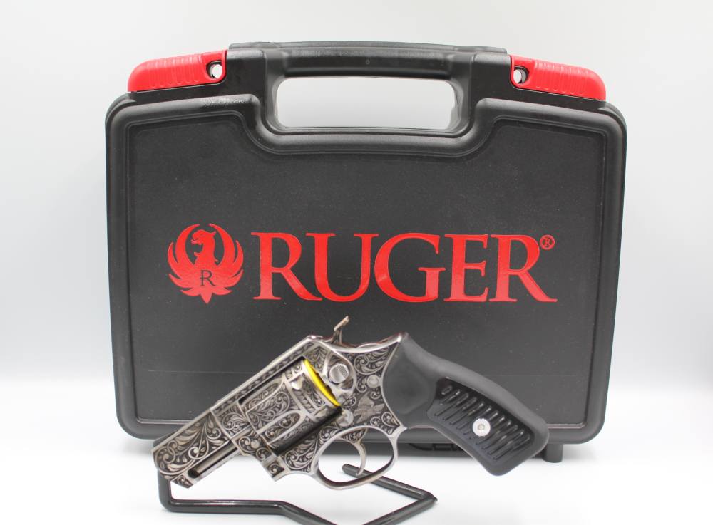 NEW! Ruger sp101 .38sp Custom scroll engraving -img-0