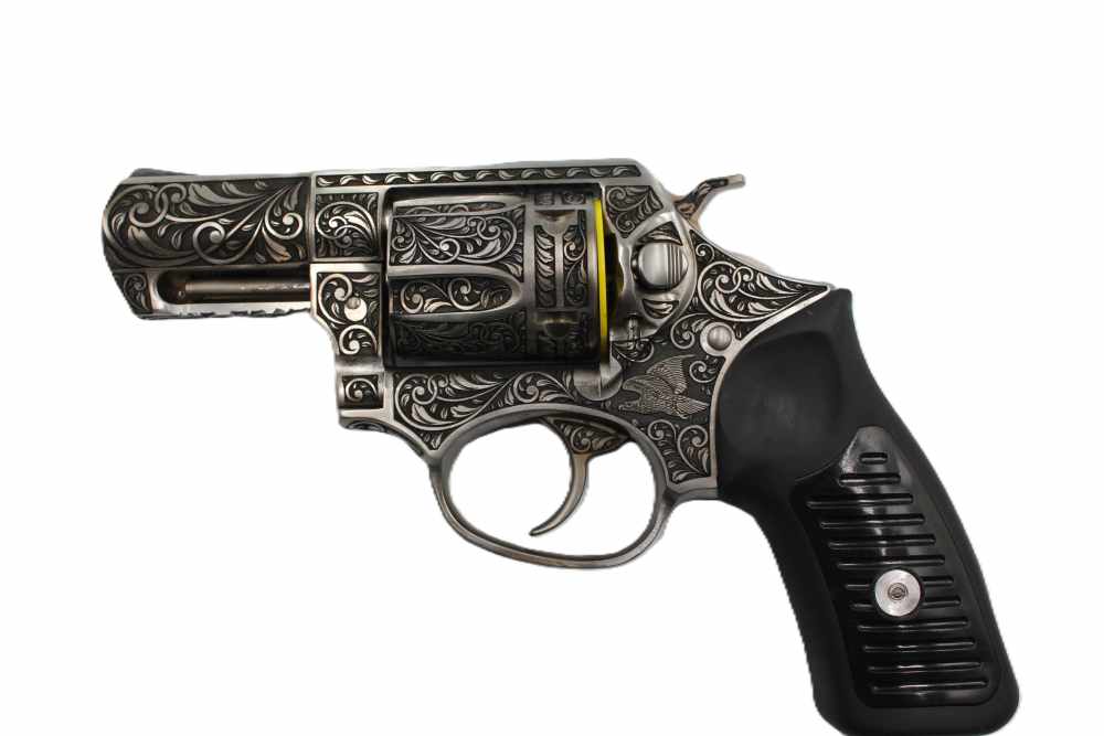 NEW! Ruger sp101 .38sp Custom scroll engraving -img-1