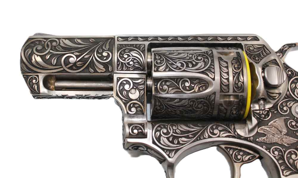 NEW! Ruger sp101 .38sp Custom scroll engraving -img-5