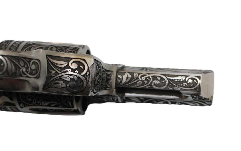 NEW! Ruger sp101 .38sp Custom scroll engraving -img-13