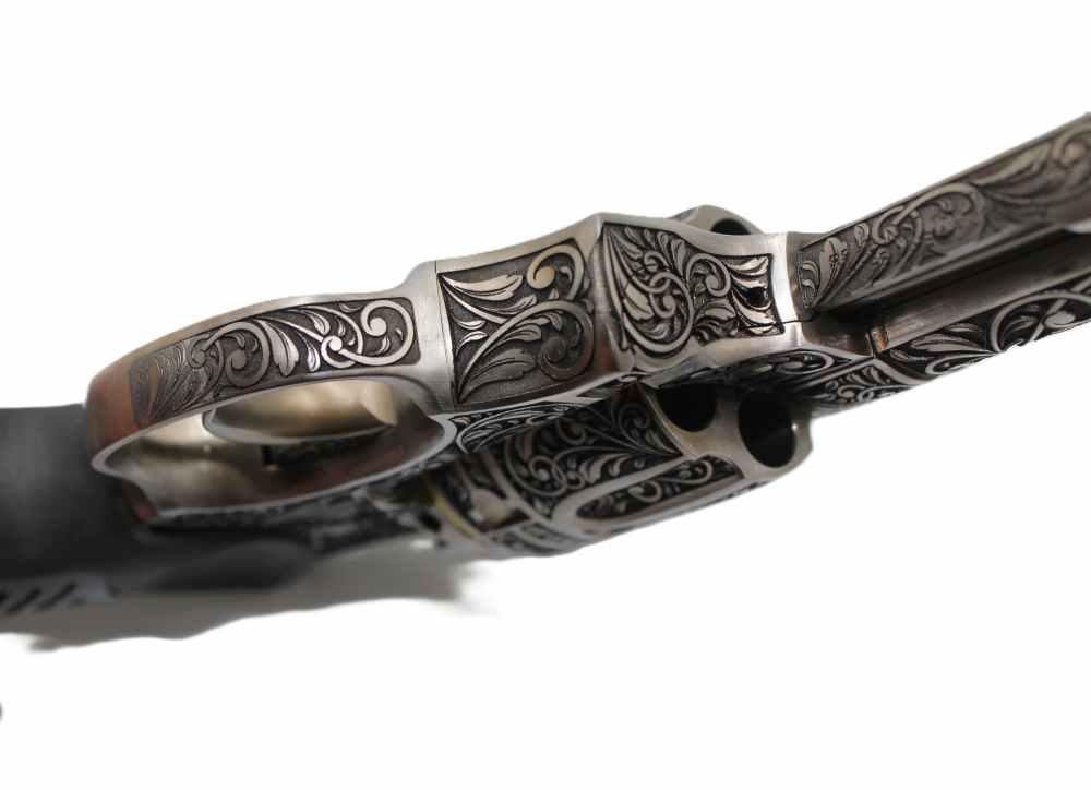 NEW! Ruger sp101 .38sp Custom scroll engraving -img-14