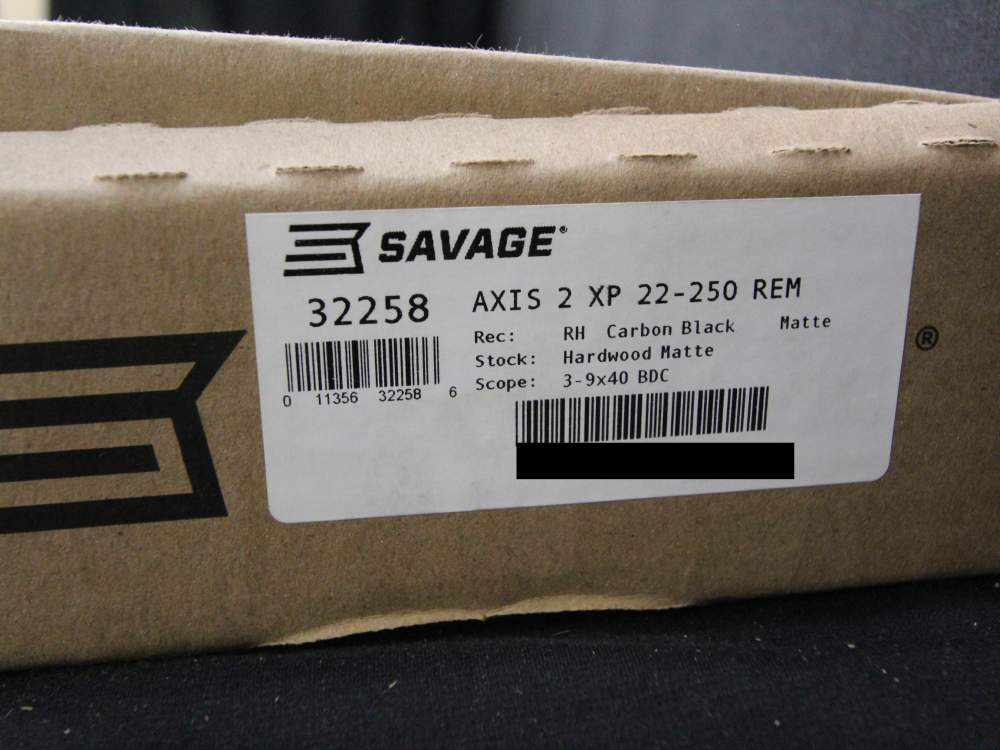 NIB SAVAGE AXIS II XP BOLT ACTION RIFLE 22-250 22" 4+1 32258 WOOD W/ SCOPE-img-2