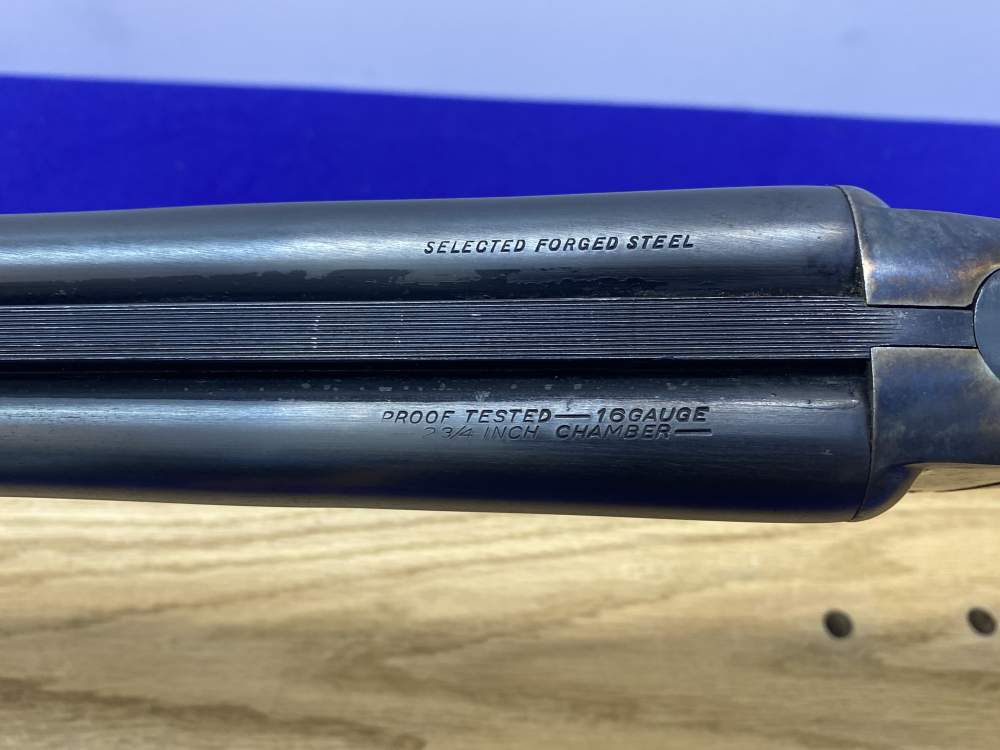 Springfield Stevens Model 5100 16 Ga SxS 28" *CASE HARDENED & C&R*-img-30