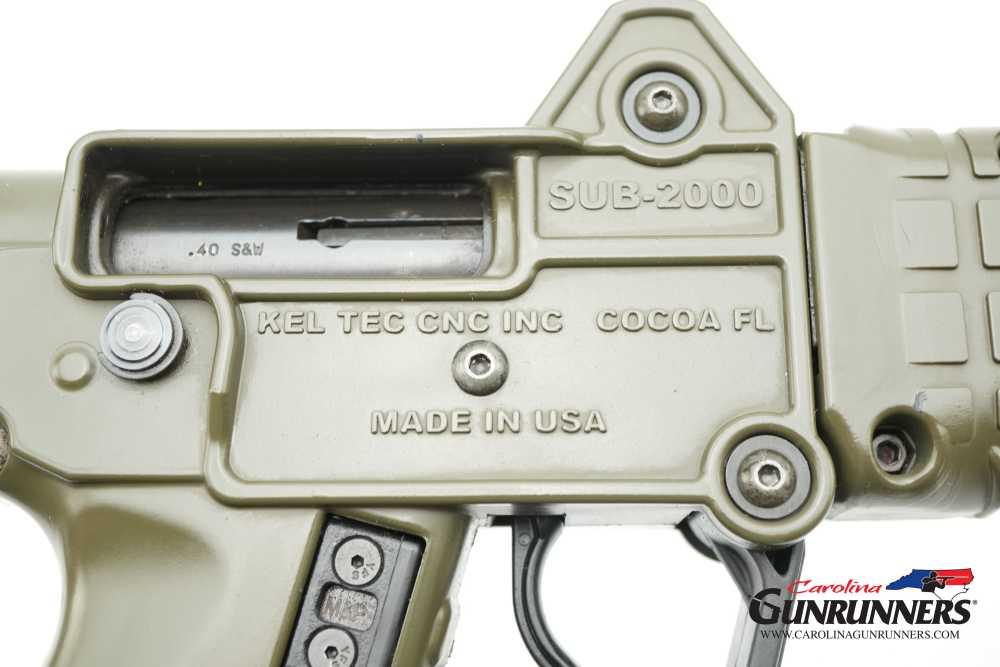 KelTec SUB-2000 Folding Carbine .40 S&W 16.5" Threaded OD Green Smith Mags-img-18