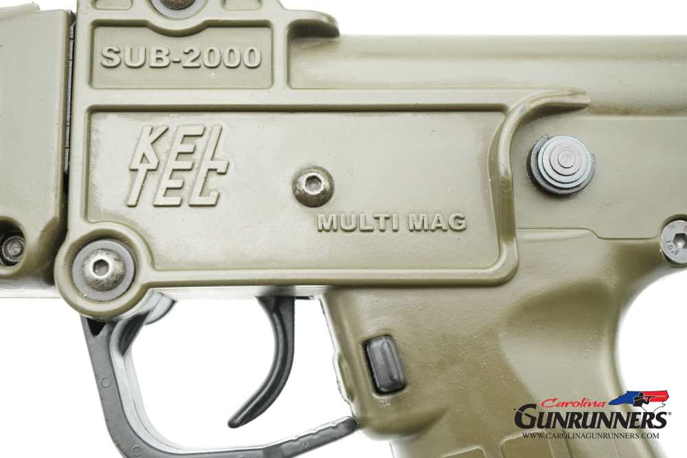 KelTec SUB-2000 Folding Carbine .40 S&W 16.5" Threaded OD Green Smith Mags-img-36