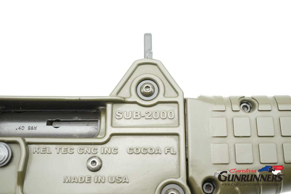 KelTec SUB-2000 Folding Carbine .40 S&W 16.5" Threaded OD Green Smith Mags-img-17
