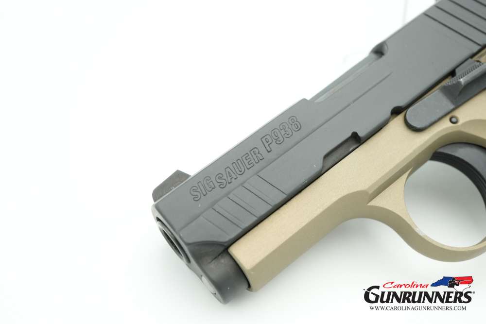 SIG Sauer P938 Semi-Auto Pistol 9mm 3" Barrel Tan Black G10 Grips-img-8