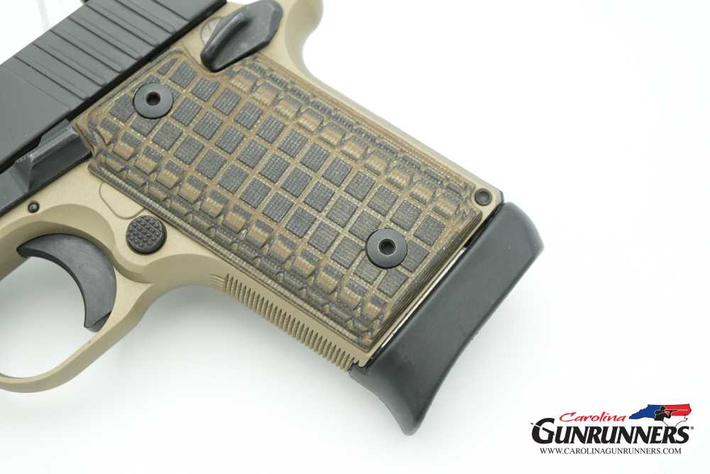 SIG Sauer P938 Semi-Auto Pistol 9mm 3" Barrel Tan Black G10 Grips-img-11