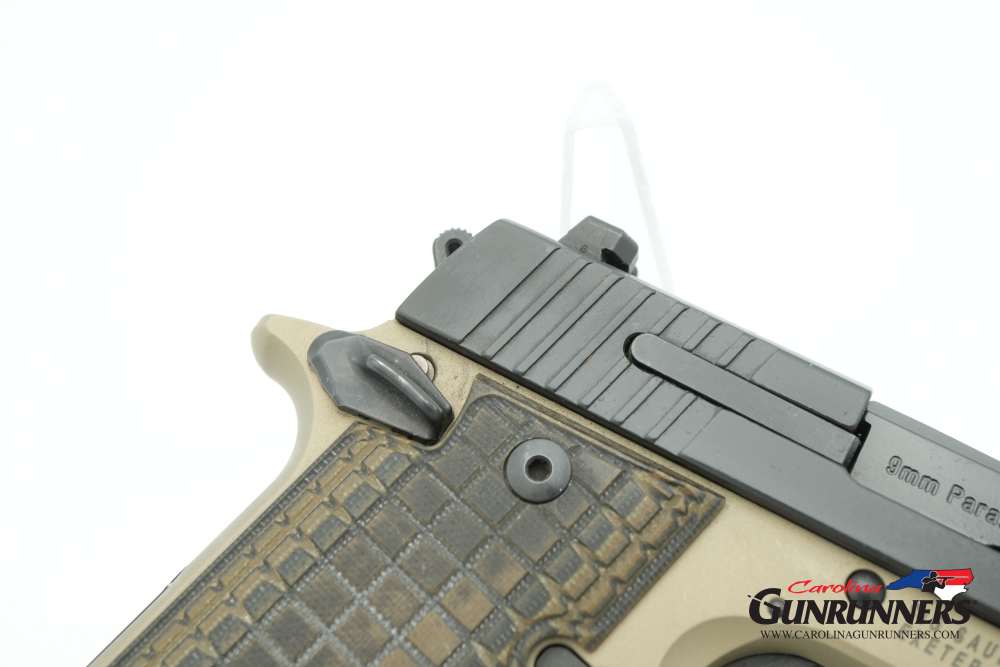 SIG Sauer P938 Semi-Auto Pistol 9mm 3" Barrel Tan Black G10 Grips-img-17