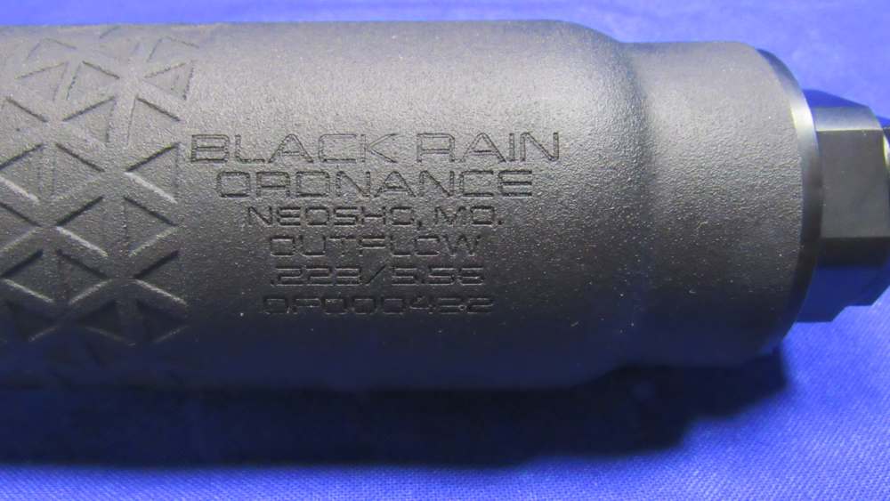 Black Rain Ordnance OUTFLOW 3D Printed Titanium .223 Flow-Thru Suppressor-img-2