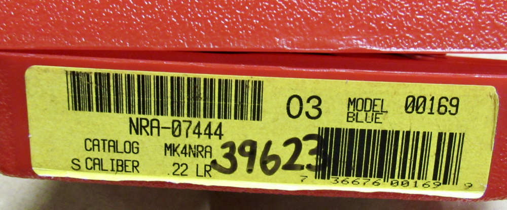 Ruger Mark II NRA Endowment .22 LR Semi-Auto Pistol in Box 2003 .01 NO RES-img-2