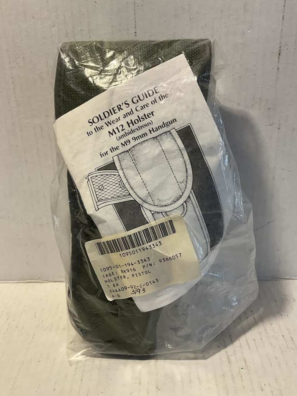 M12 Pistol Holster by Cathey Enterprises (NEW with Soldier's Guide)-img-0