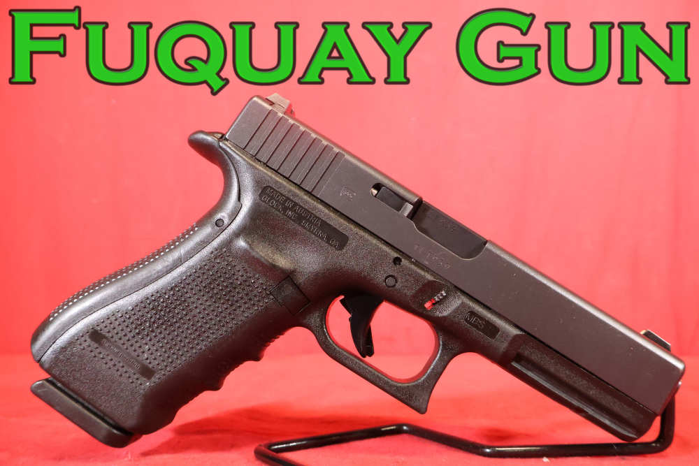 Glock 22 Gen 4 40 S&W OEM Tritium Frying Pan -img-0