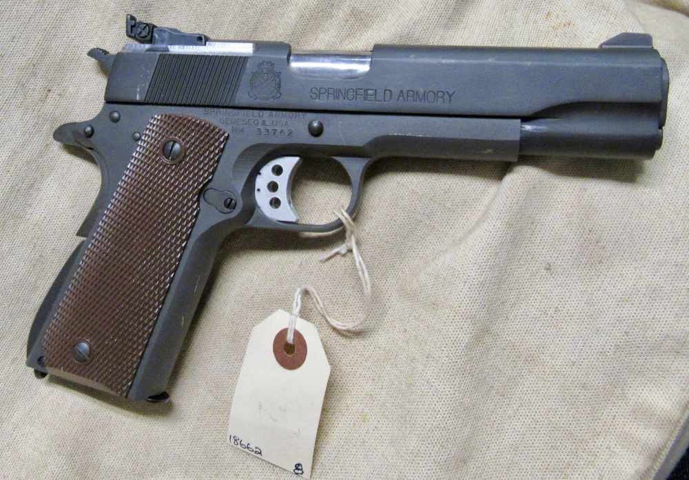 Springfield Armory 1911-A1 .45 ACP Semi-Auto Pistol .01 NO RESERVE-img-0