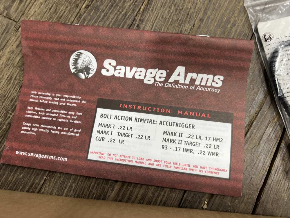 Savage Mark II  BRJ V 22 LR BOLT ACTION RIFLE -img-18